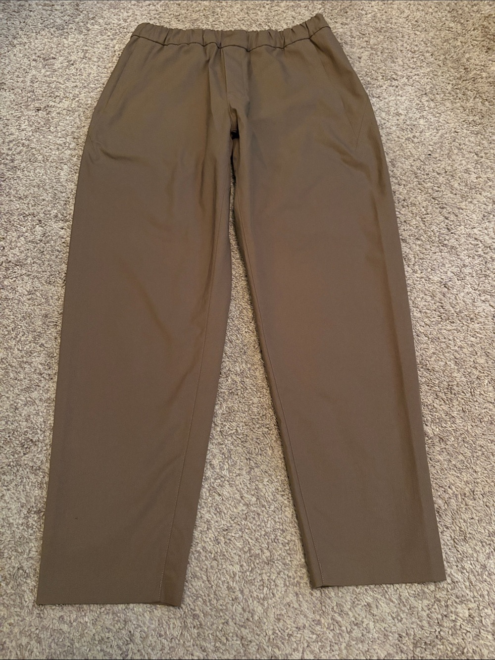 lululemon athletica Olive Green Straight-Leg Pants